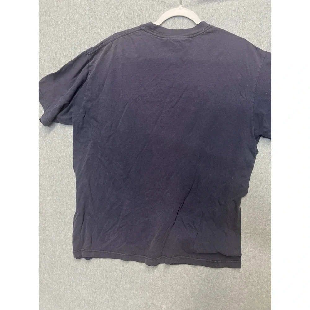 The North Face Mens Navy Blue Graphic Logo Short Sleeve T-Shirt Large NF0A3G1T